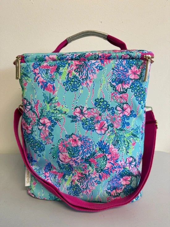Lilly Pulitzer insulated wine carrier cooler bag - Picture 2 of 4